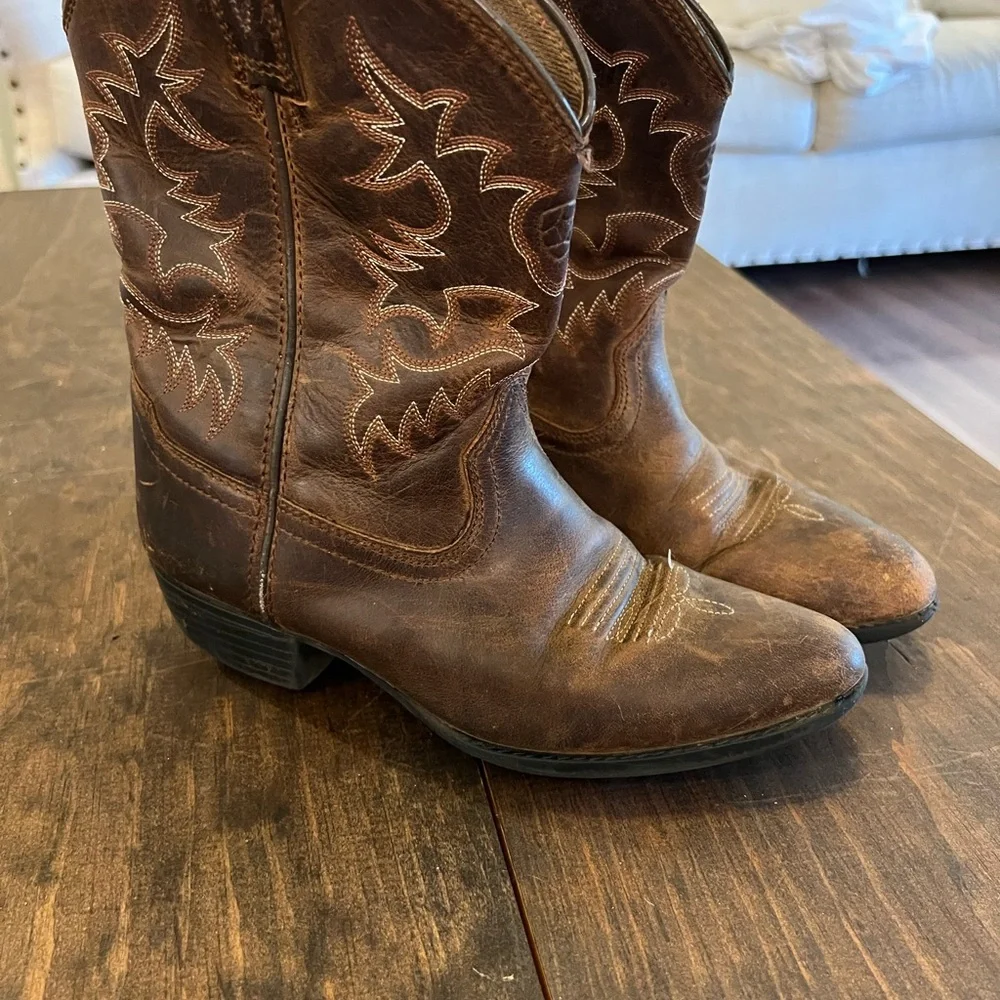 Ariat Children’s‎ Brown Leather Western Style Boot Size 3.5